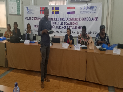 Atelier d'echange d'experience entre la synergie congolaise des femmes DDH et les Coalitions des femmes DDH de l'ITURI, Nord et Sud-KIVU